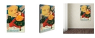 Trademark Global Vintage Apple Collection 'Hallow Witch Pumpkin Cat' Canvas Art - 12" x 19"
